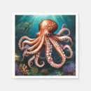 Search for octopus napkins Sea