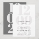 Search for numerical invitations Typography