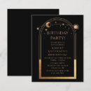Search for 100th invitations Black and gold