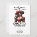 Search for girl pirate party invitations Watercolor