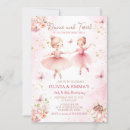 Search for ballerina party invitations Pink and gold