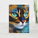 Search for kittens note cards Blue