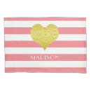 Search for gold stripes pillowcases Pink