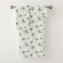 Search for palm tree bath towels Tropical