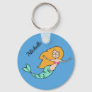 Search for mermaid key rings Illustration