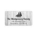 Search for wood planks return address labels Rustic