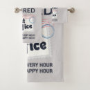 Search for funny bath towels Typography