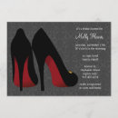 Search for red stiletto invitations Shower