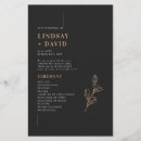 Search for modern wedding programs Classic