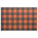 Search for orange plaid fabric Rustic