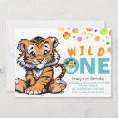 Search for orange tiger invitations Party
