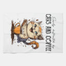 Search for coffee lover tea towels Cat