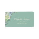 Search for desert flowers return address labels Watercolor
