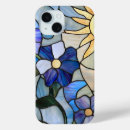 Search for blue stained glass iphone cases Flowers