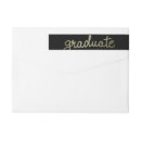 Search for faux silver return address labels Graduation
