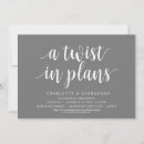 Search for change of plans wedding invitations Postponement