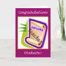 Search for teacher graduation cards School