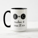 Search for couple initials mugs Cute