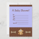 Search for puppy bone invitations Cute