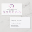 Search for pink loyalty cards Business