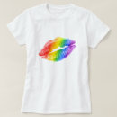 Search for rainbow lips tshirts Pride