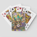 Search for mardi gras and masks playing cards New orleans