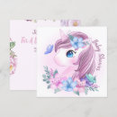Search for unicorn baby shower invitations Kawaii