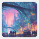 Search for cyberpunk stickers Futuristic
