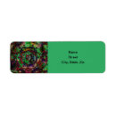 Search for purple green return address labels Colourful