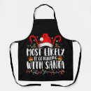 Search for hunting aprons Santa