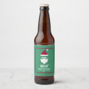 Search for funny christmas beer labels Santa
