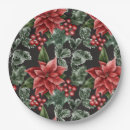 Search for christmas poinsettia plates Botanical