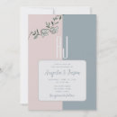 Search for dusty blue and blush wedding invitations Couple