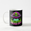 Search for flying saucers mugs Sci fi
