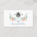 Search for honey bee business cards Floral
