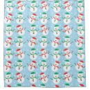 Search for snowman shower curtains Red