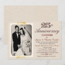 Search for 25th anniversary invitations Retro
