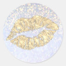 Search for gold glitter lips stickers Sparkle