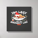 Search for funny christmas canvas prints Lover