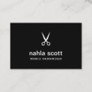 Search for mobile hairdresser business cards Scissors