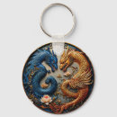 Search for gold dragon key rings Dragons
