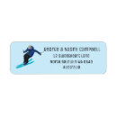 Search for snow ski return address labels Skis