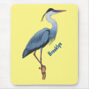 Search for great blue mousepads Bird