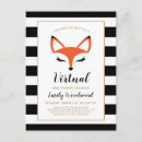 Search for zoom baby shower invitations Fox