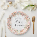 Search for woodland animals plates Baby girl