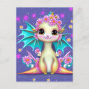 Search for baby dragon postcards Kawaii