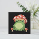 Search for mushroom square invitations Frog