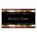 Search for black red gold business cards Classy