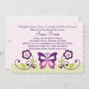 Search for lavender and green baby shower invitations Purple