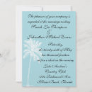 Search for blue tree wedding invitations Palm